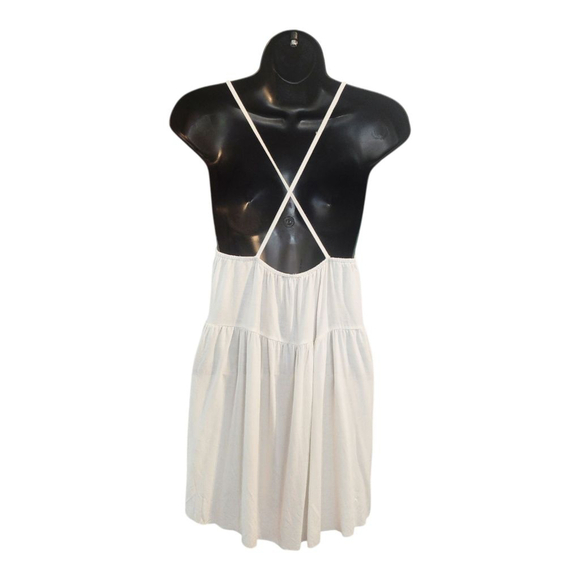 POL White Tank Top Size S, New. Cross Back - Picture 2 of 3